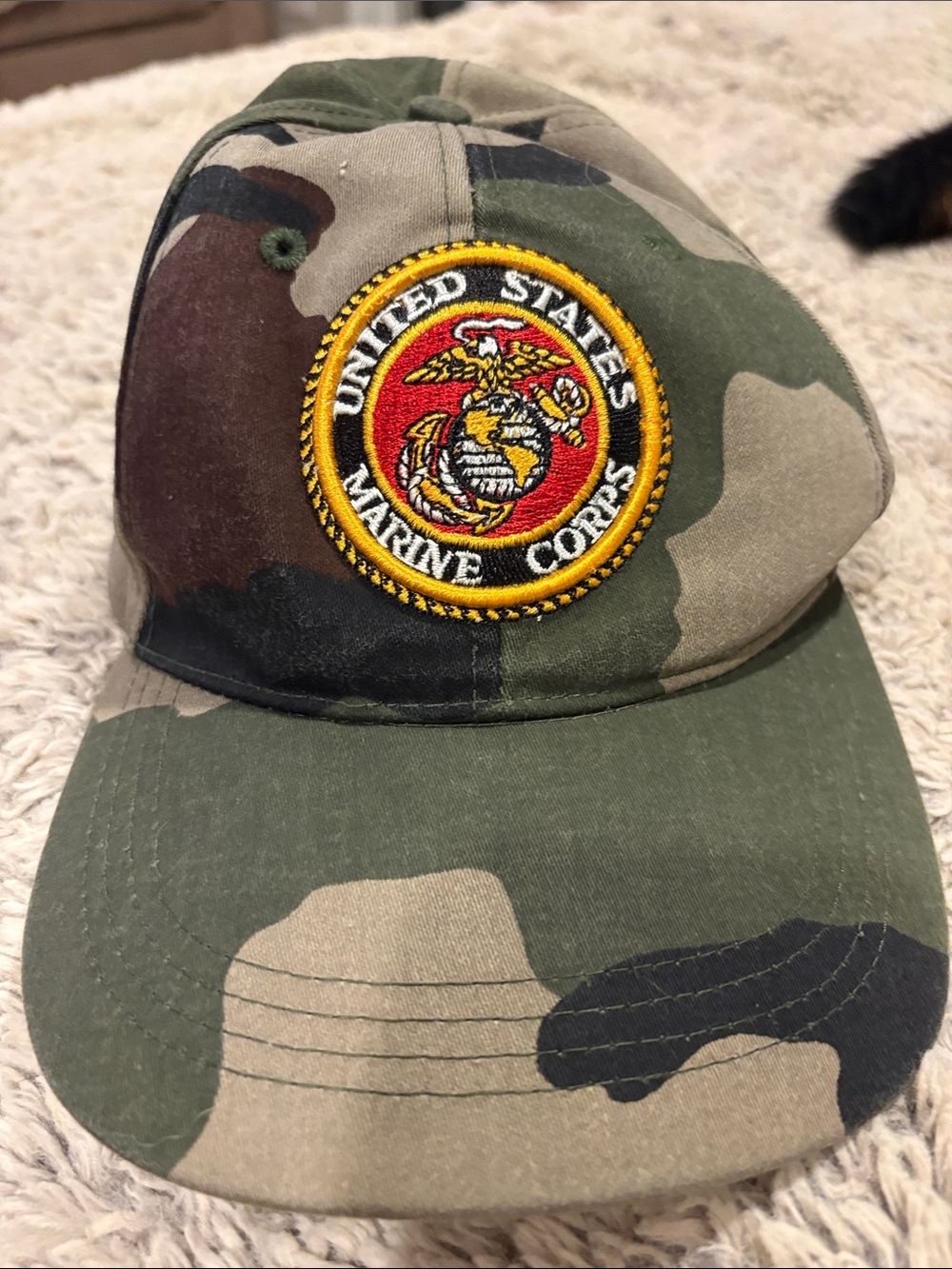 Unbranded USMC Baseball Cap Mens OSFM Camo Good Embroidered Marine Corps Hat